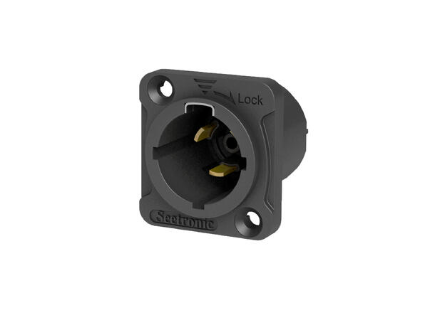 SEETRONIC SAC3MPX-LY han for chassis 16A/250V, kompatibel med TRUE1, IP65 