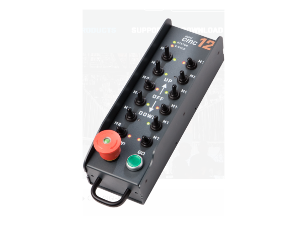 SRS 12 ch digital Go/Estop remote 5p XLR, for SRS LV motorkontrontroller