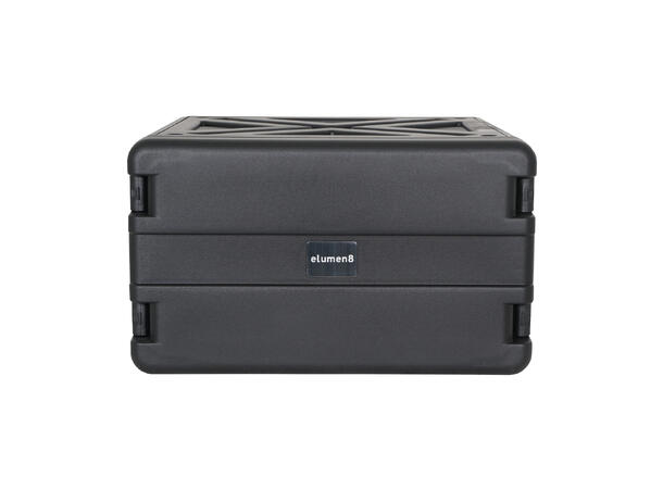 ELUMEN8 Rock Box 6U Rack Case Rackskinne foran og bak