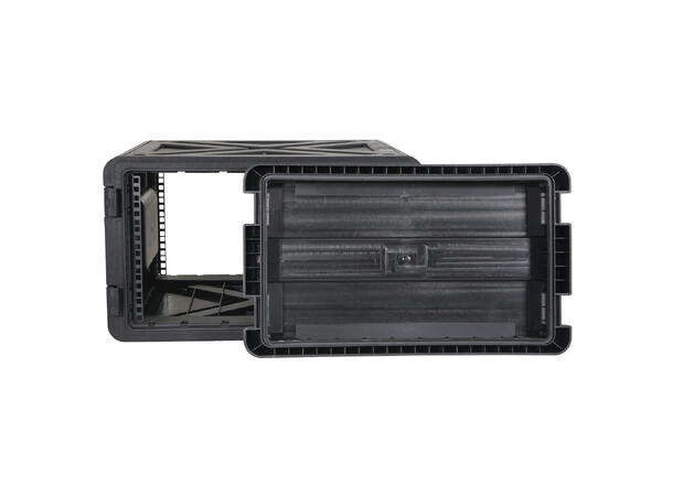 ELUMEN8 Rock Box 6U Rack Case Rackskinne foran og bak