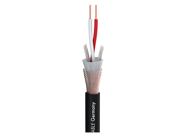 SOMMER Binary 234 AES/EBU MKII DMX-kabel 2 x 0,34 mm², PVC Ø 6,20 mm, sort