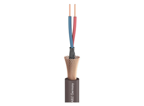 SOMMER Club Red ZILK Mikrofonkabel 2 x 0,25 mm², S-PVC Ø 7,30 mm, rød