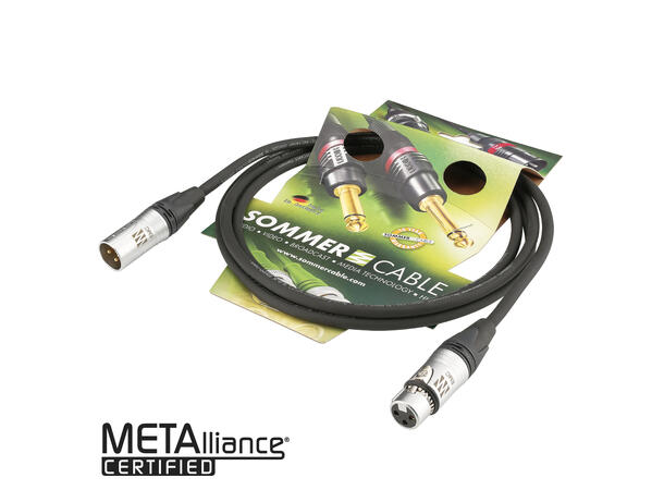 SOMMER EGB1 Mikrofonkabel, 5m 4 x 0,14 mm² | XLR / XLR, Neutrik