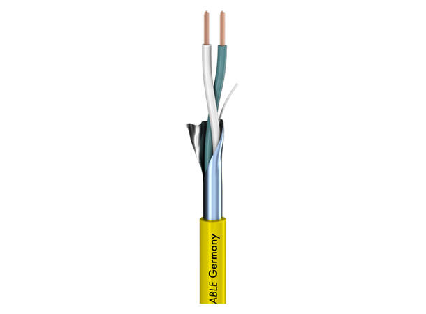 SOMMER Isopod SO-F22 Patchkabel 2 x 0,22 mm², PVC Ø 3,30 mm, gul