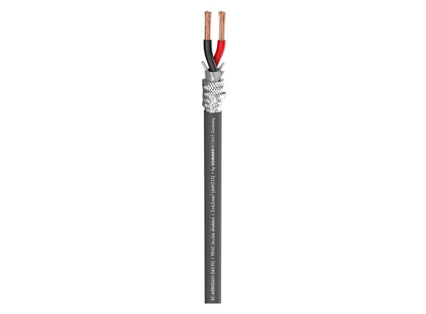 SOMMER Meridian I SP240 Høyttalerkabel 2 x 4,00 mm², FRNC, skjermet, mørk grå