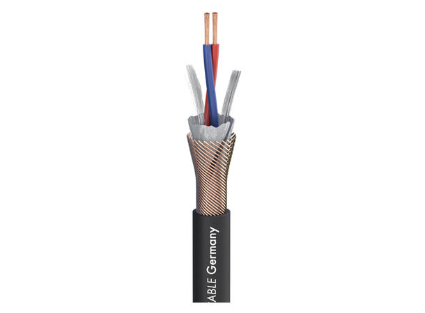 SOMMER Micro-Stage Mikrofonkabel 2 x 0,14 mm², PVC Ø 5,80 mm, sort