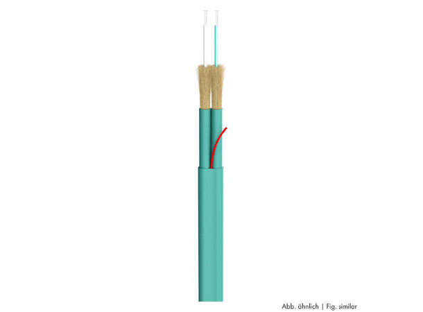 SOMMER Octopus-G Fiberkabel, OM3 4 x 50/125 µm OM3, LSZH, aqua
