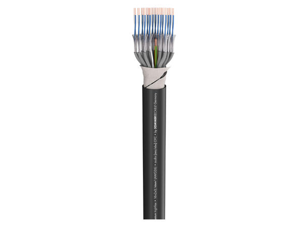 SOMMER Quantum QMC16 Multikabel SPVC, sort | 2 x 0,14 mm², 16 par