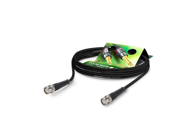 SOMMER RL58-0025-SW-SW RG58 kabel 0.25m. For trådløse systemer etc.