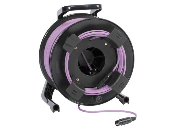 SOMMER SC-MERCATOR CAT.7 PUR Kabel 70m. Grå med blå fargering på plugger