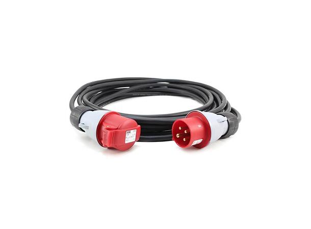 ELLER 16A motorkabel direktestyring 5m CEE-4p rød