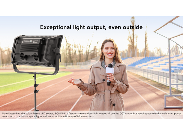 PROLIGHTS ECLPANELTWCJR Softlight 370W RGB+WW, 2800-10000K