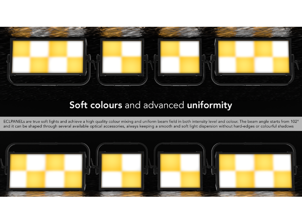 PROLIGHTS ECLPANELTWCJR Softlight 370W RGB+WW, 2800-10000K
