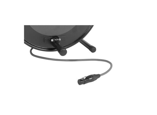 SOMMER B4E6H DMX-kabel på trommel, 50m 5-pin, XLR / XLR, NEUTRIK , grå. Fullk.