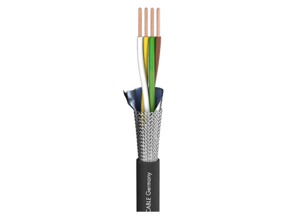 SOMMER Binary 434 DMX512 DMX-kabel 4 x 0,34 mm², PVC Ø 7,00 mm, sort
