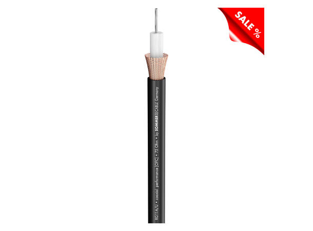 SOMMER Classic Series MKII Videokabel 1 x 1,06, PVC Ø 10,30 mm, sort