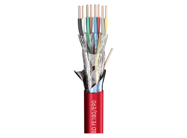 SOMMER Logicable S BD MODFS04 Multikabel HM1 FRNC, rød | 2 x 0,50 mm², 4 par