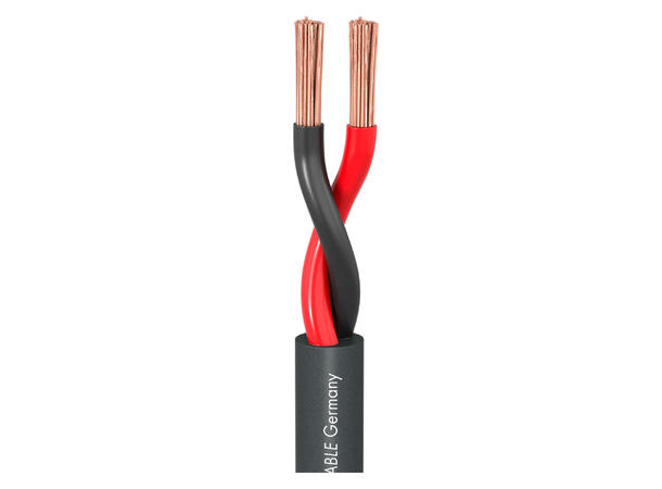 SOMMER Meridian Install Høyt.kabel, FC 2 x 6,00 mm², FRNC Ø 11,20 mm, sort, Cca