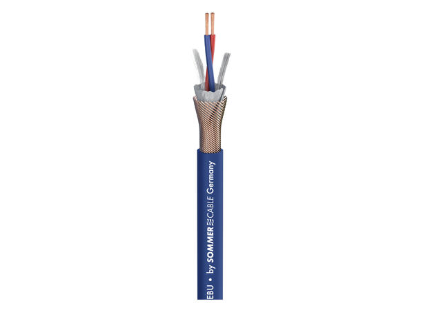 SOMMER Micro-Stage Mikrofonkabel 2 x 0,14 mm², PVC Ø 5,80 mm, blå