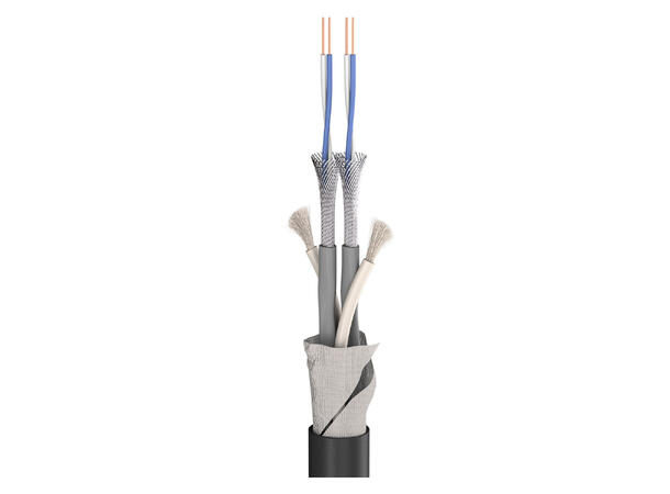 SOMMER Micro DuoO Aramid Mikrofonkabel 2 x 0,14 mm², S-PVC, uten påskrift