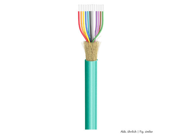 SOMMER Octopus-G Fiberkabel, OM3 8 x 50/125 µm OM3, LSZH, aqua