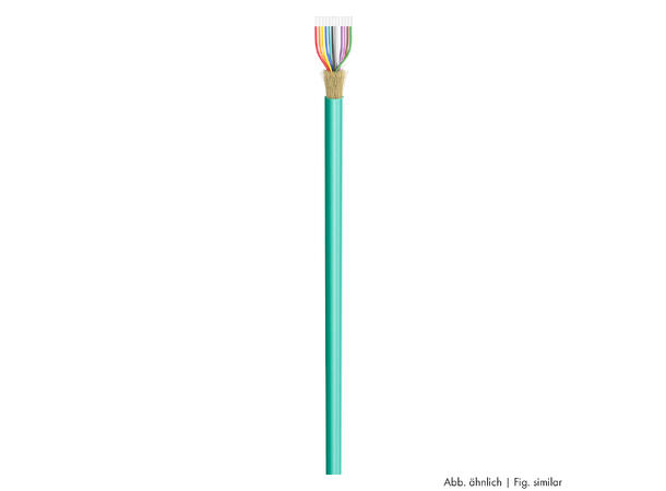 SOMMER Octopus-G Fiberkabel, OM3 8 x 50/125 µm OM3, LSZH, aqua