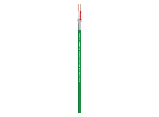 SOMMER Scuba 14 Mikrofonkabel 2 x 0,14 mm², PVC Ø 3,80 mm, grønn