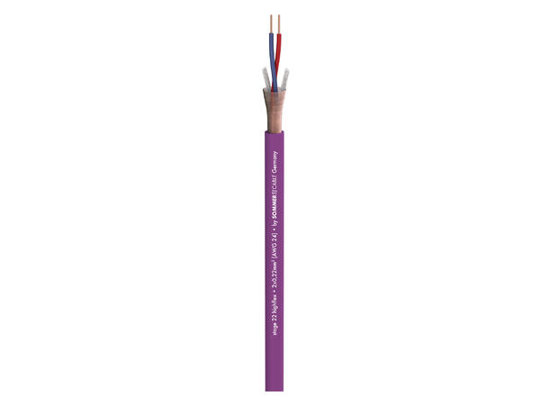 SOMMER Stage 22 Highflex Mikrofonkabel 2 x 0,22 mm², PVC , lilla