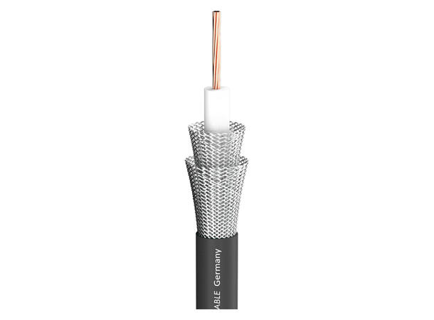 SOMMER Vector Plus RCB Videokabel 1.6L/7.3, 1 x 1,40, PVC Ø10,30 mm, sort