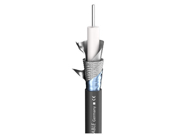 SOMMER Vector Plus Videokabel, 12G-SDI 1 x 1,30, PVC, sort, Eca