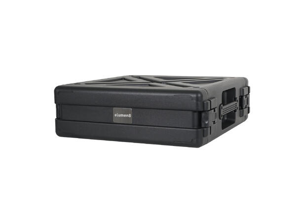 ELUMEN8 Rock Box 3U Rack Case Rackskinne foran og bak