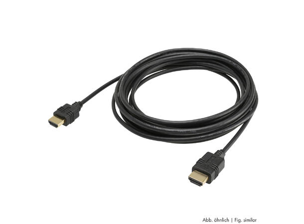 HICON HI-HIMM-0300 HDMI Kabel, 4K. 3m Sort. HDMI® A / HDMI® A