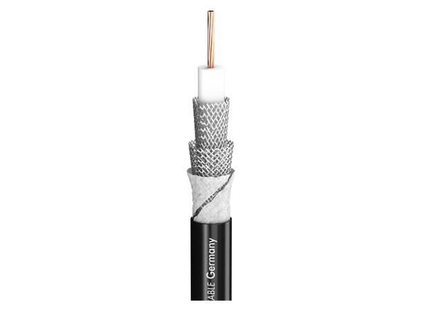 SOMMER Aqua Marinex Video Videokabel 1 x 1,06, PUR-SR Ø 7,40 mm, sort
