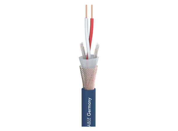 SOMMER Binary 234 AES/EBU MKII DMX-kabel 2 x 0,34 mm², PVC Ø 6,20 mm, blå