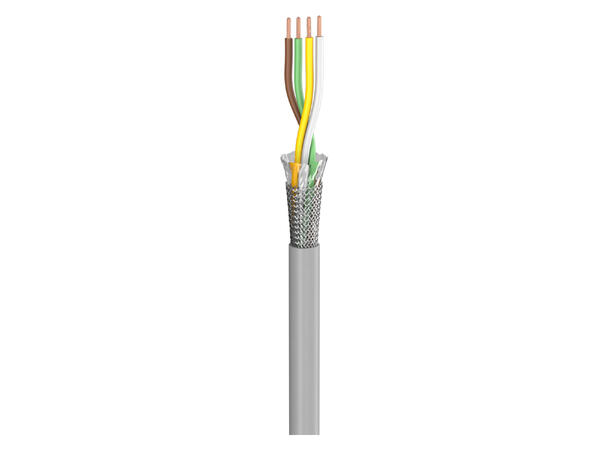 SOMMER Control Flex Kontrollkabel 4 x0,75mm², PVC FH, Ø 7,00mm, grå, Eca
