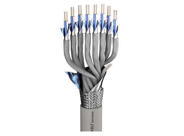 SOMMER Logicable MP MODF 08 Multikabel FRNC, grå | 2 x 0,26 mm², 8 par