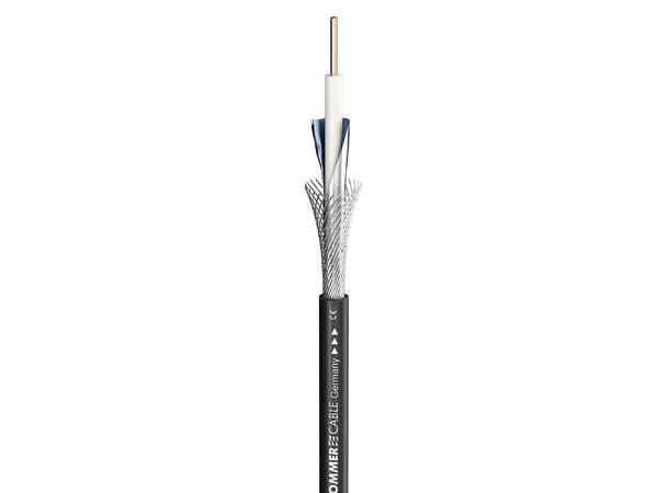 SOMMER Monomax 0.41/1.9 CPR Videokabel 1 x 0,41, PVC Ø 3,60 mm, sort, Eca