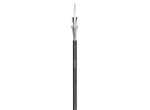SOMMER Monomax 0.41/1.9 CPR Videokabel 1 x 0,41, PVC Ø 3,60 mm, sort, Eca