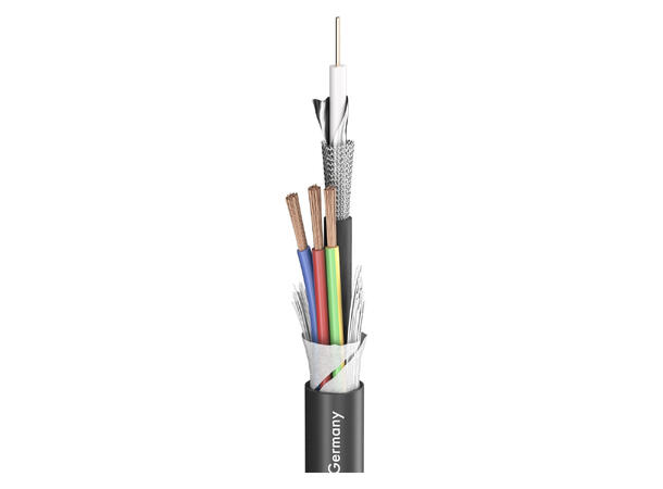 SOMMER Observer 1 HD Videokabel power/video, S-PVC Ø 9,00 mm, sort