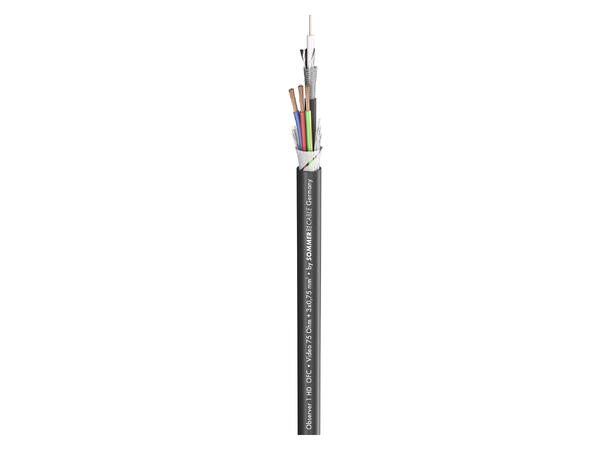 SOMMER Observer 1 HD Videokabel power/video, S-PVC Ø 9,00 mm, sort