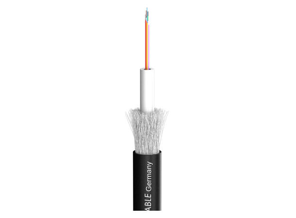 SOMMER Octopus-G Fiberkabel, OM2 12 x 50/125 µm OM2, PE, sort