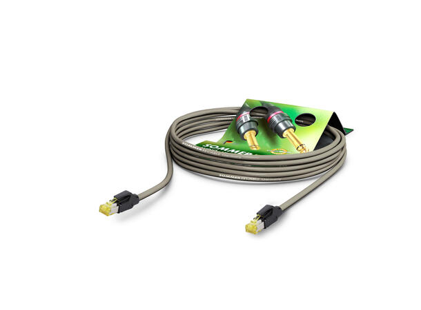 SOMMER SC-MERCATOR CAT.7 PUR Kabel 0.5m Grå