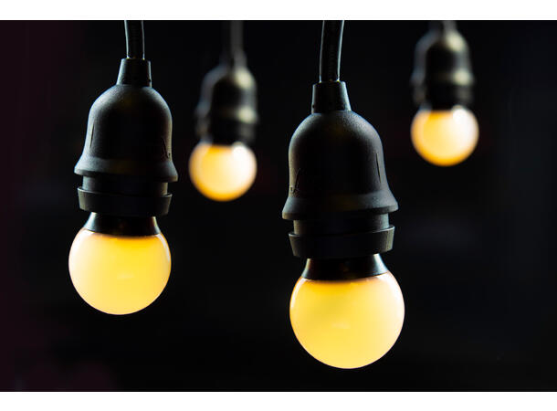 LUCENTI Vinci TOPAZ LED pære RGBW dimbar IP65. E27 sokkel