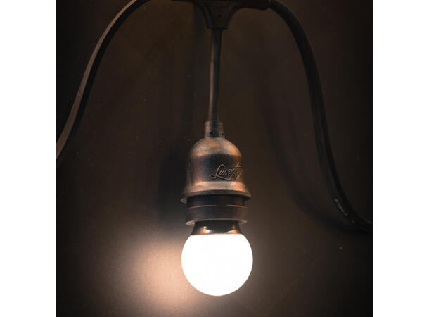 LUCENTI Vinci TOPAZ LED pære RGBW dimbar IP65. E27 sokkel