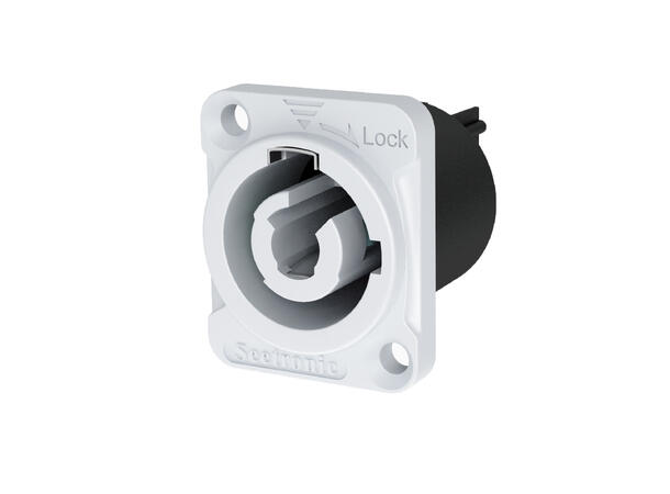 SEETRONIC SAC3MPB for chassis Grå, strøm ut. Kompatibel med powerCON
