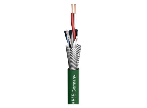SOMMER 800-0104 Albedo Hi-Fi kabel Grønn. Balansert
