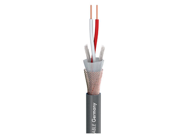 SOMMER Binary 234 AES/EBU MKII DMX-kabel 2 x 0,34 mm², PVC Ø 6,20 mm, grå