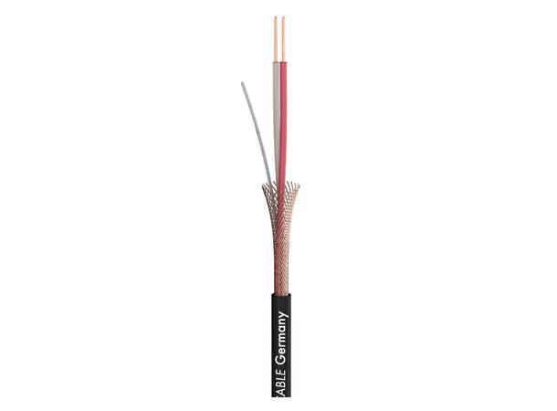 SOMMER Cicada SO-D14 Mikrofonkabel 2 x 0,14 mm², PUR, sort