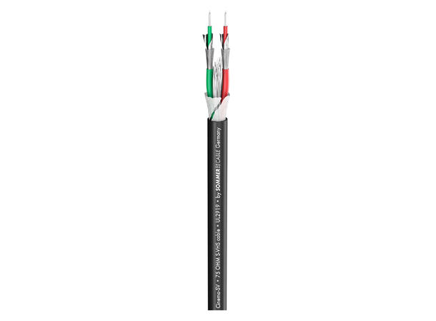 SOMMER Cinema-SV Videokabel 2 x 0,32, PVC Ø 7,50 mm, sort