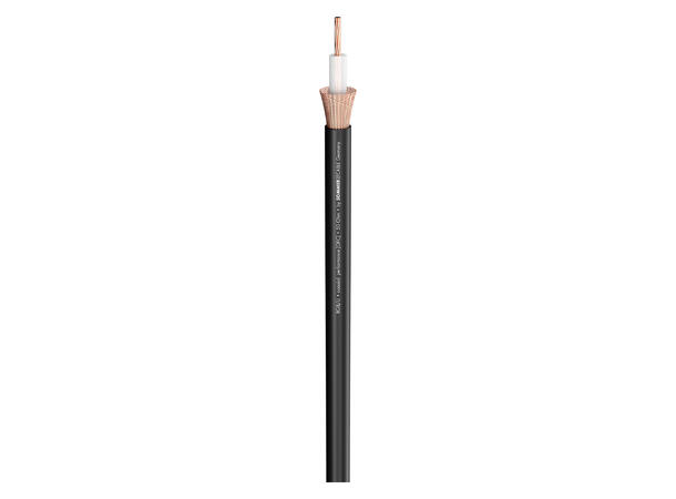 SOMMER Classic Series MKII Videokabel 1 x 1,85, PVC Ø 9,50 mm, sort